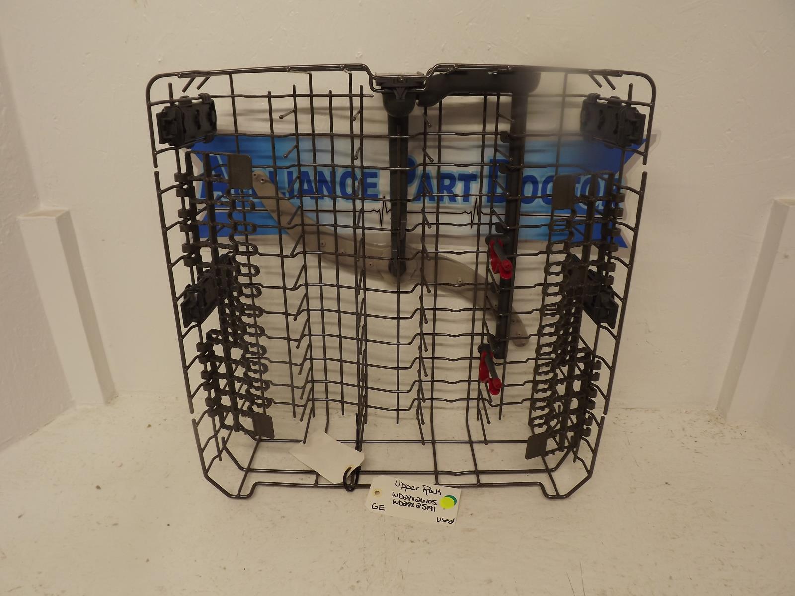 GE Dishwasher WD28X26105 WD28X25191 Upper Rack Used GE Dishwasher WD28X26105 WD28X25191 Upper Rack Used